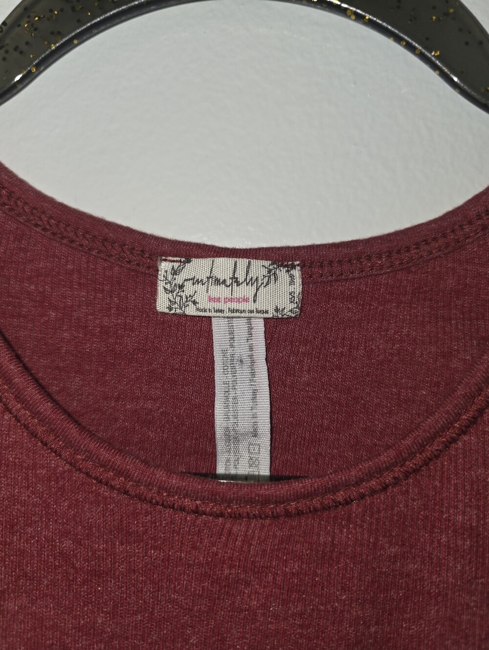 Intimately Free People Rust Racerback Ribbed Tank Size XXS - Picture 2 of 6
